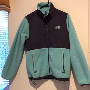 North Face zip up fleece jacket
